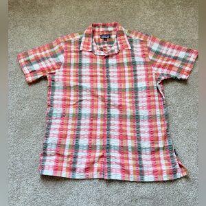 Patagonia | Mens Large Plaid Button Up Shirt